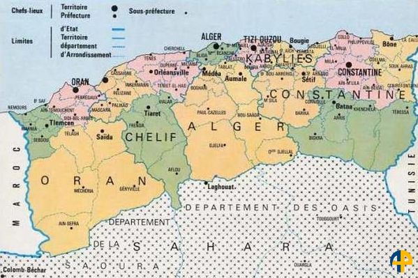 Anciens noms de communes d'Algérie