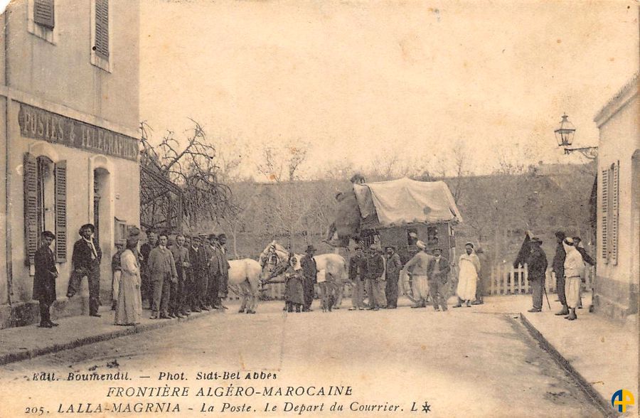 La poste et le départ du courrier