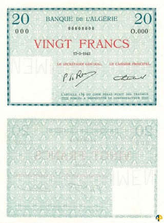 Billet de Banque n° 92AS