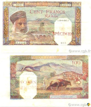 Billet de Banque n° 85s1