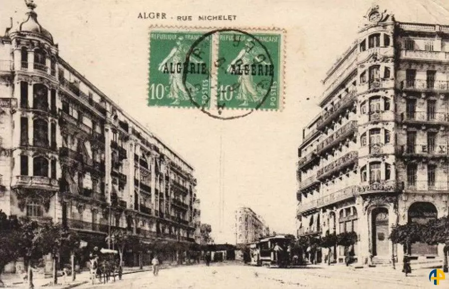 Carte Postale Alger - Rue Michelet