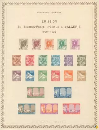 Epreuve Collective des Timbres Poste n° 34/56