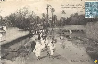 بطاقة بريدية مشاهد وأنواع - منظر طبيعي لجنوب الجزائر