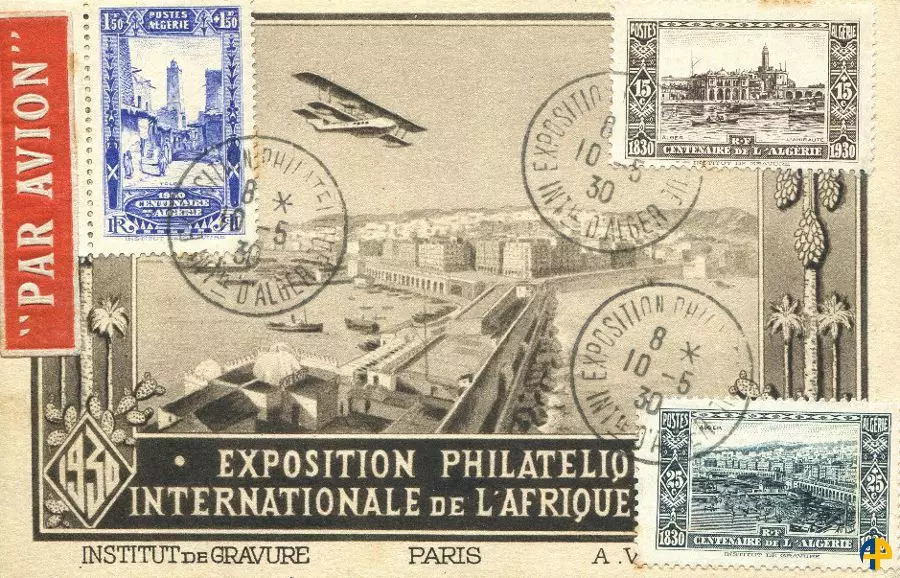 Exposition philatélique internationale de l'afrique du nord