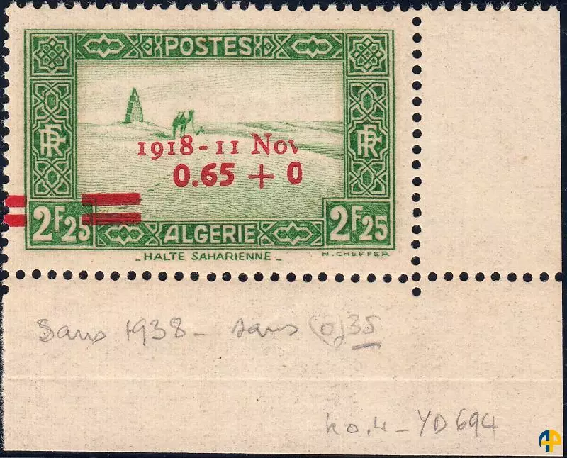 Variété sans 1938 sans 0,35