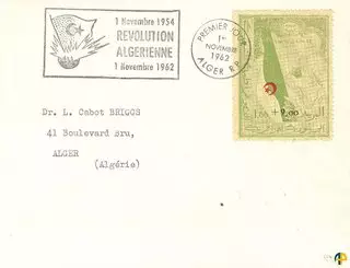 Enveloppe premier jour (FDC) (Oblitération Alger RP)