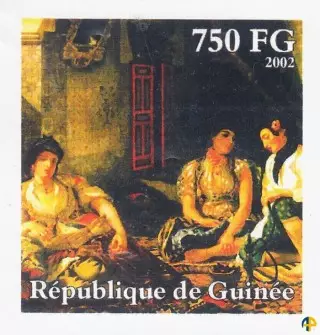 Femmes d'Alger dans leur appartement de Eugène Delacroix