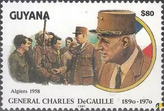 Alger 1958 Général Charles De Gaulle