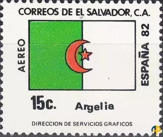 Coupe du monde de football Espagne 1982 Drapeaux