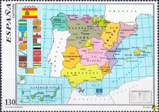 Carte d'Espagne