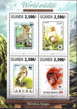 La faune sur les timbres