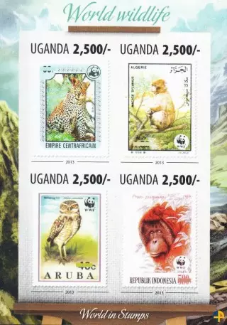 La faune sur les timbres