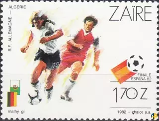 Zaïre - Coupe du monde de football Espagne 1982