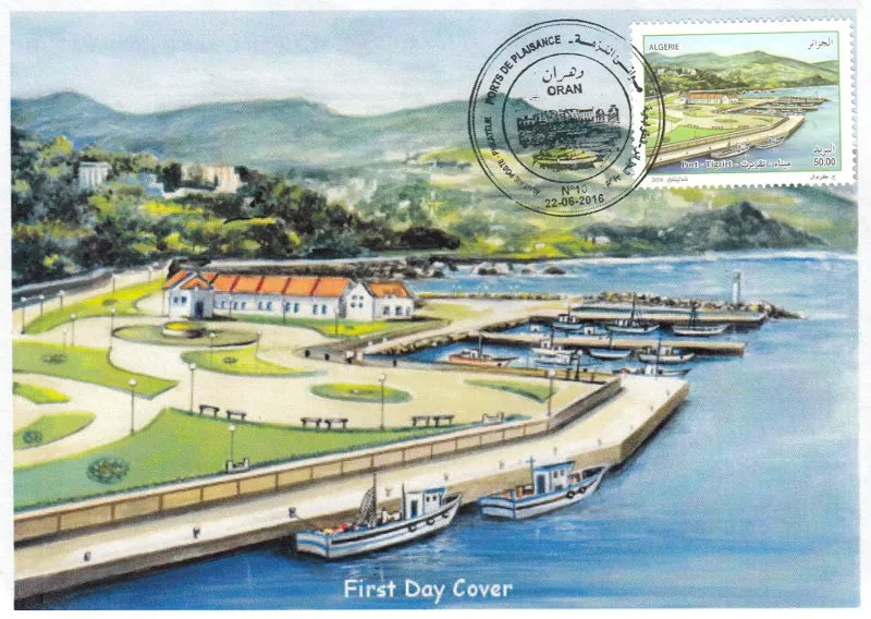 2016 Emission n° 10 - Enveloppe 1er jour Ports de plaisance